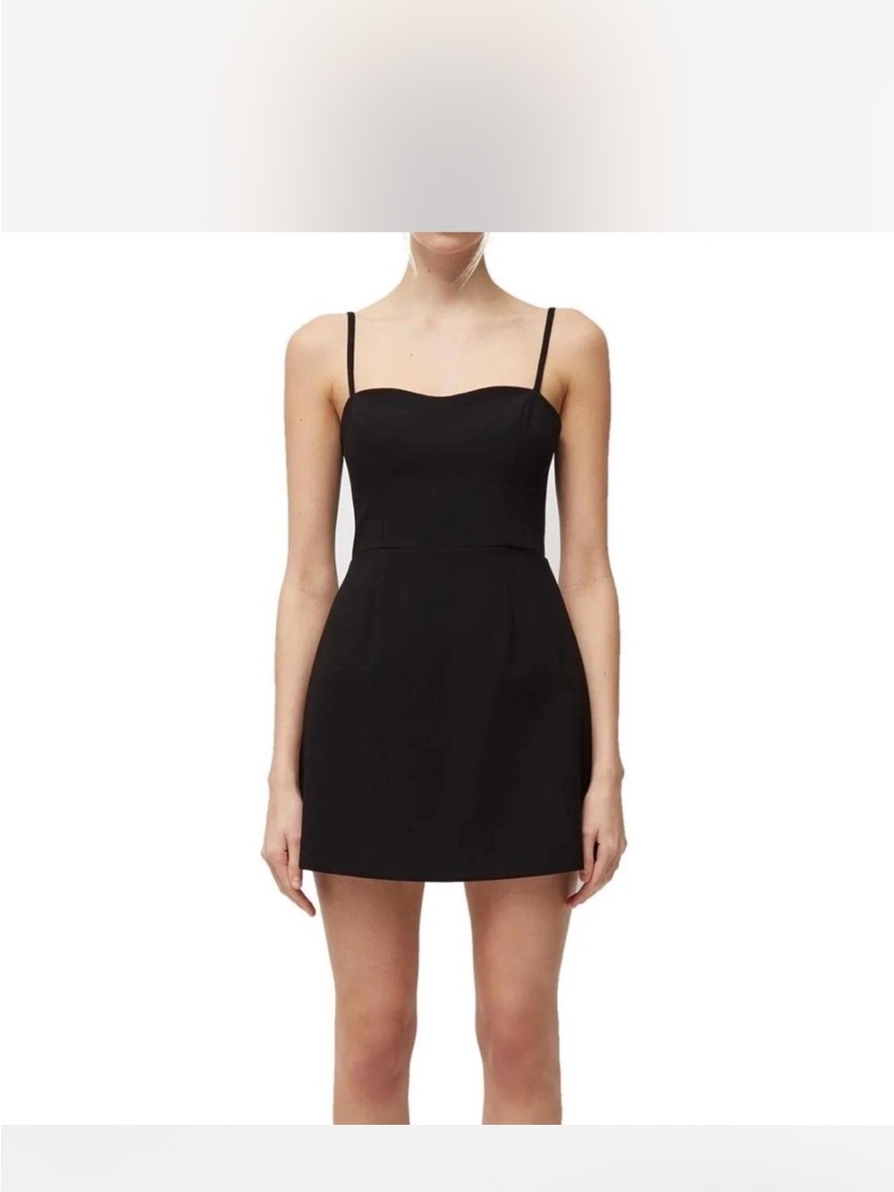 French Connection Little Black Spaghetti-Strap Mini Dress